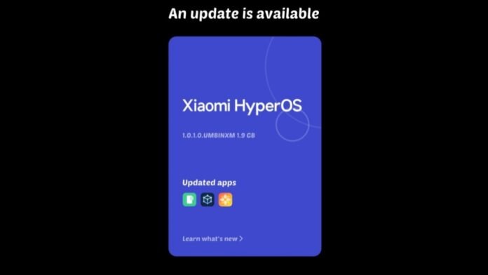 Xiaomi HyperOS Update For Smartphones