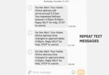 Send the repeat text messages on any messaging platform using the Auto Clicker app